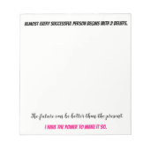 Mogelijke ideeën notitieblok (Voorkant)