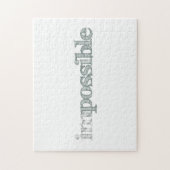 Mogelijke onmogelijke Motivatie prijsopgave Legpuzzel (Verticaal)