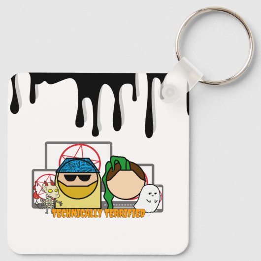 Mogelijke paranormale Sleutelhanger met dubbele ru (Achterkant)