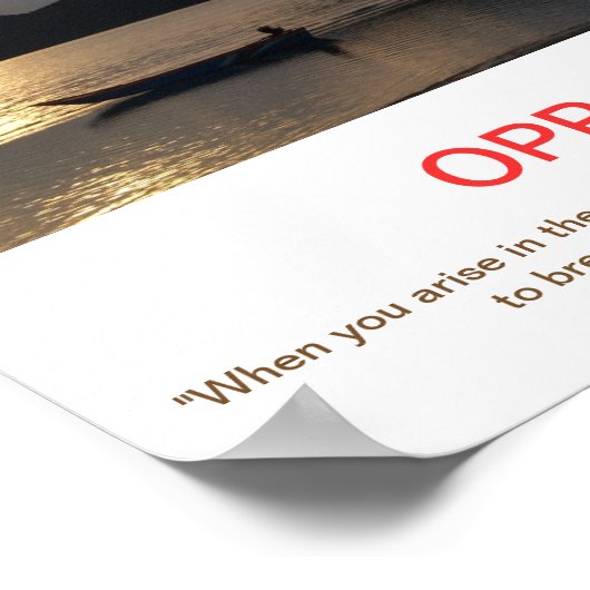 MOGELIJKE poster VOOR DE demotivering (Hoek)