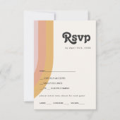 Mogelijke RSVP-kaart van het menu Rainbow 70 (Voorkant)