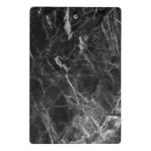 Mogelijke zwarte marmer-promotie mini klembord (Achterkant)
