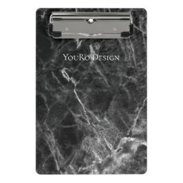 Mogelijke zwarte marmer-promotie mini klembord