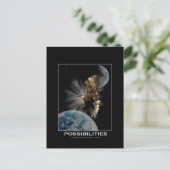 "MOGELIJKHEDEN" Bald Eagle Motivatie cadeaus Briefkaart (Staand voorkant)