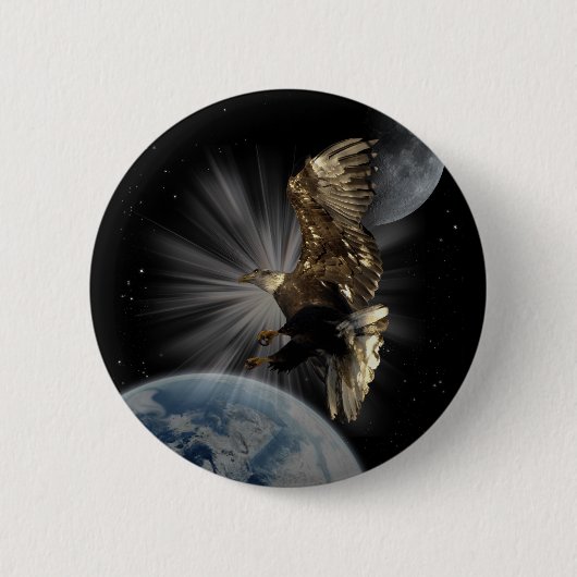 "MOGELIJKHEDEN" Bald Eagle Motivatie cadeaus Ronde Button 5,7 Cm (Voorkant)