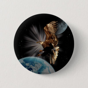 "MOGELIJKHEDEN" Bald Eagle Motivatie cadeaus Ronde Button 5,7 Cm