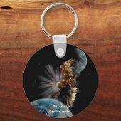 "MOGELIJKHEDEN" Bald Eagle Motivatie cadeaus Sleutelhanger (Voorkant)