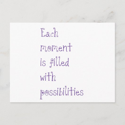 Mogelijkheden Briefkaart (Voorkant)