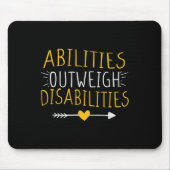 Mogelijkheden buiten het bereik van gehandicapte a muismat (Voorkant)