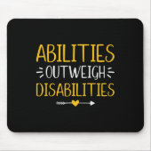 Mogelijkheden buiten het bereik van gehandicapte a muismat (Voorkant)