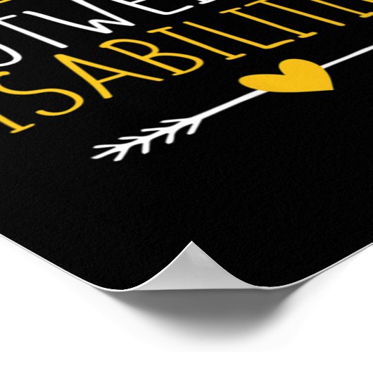 Mogelijkheden buiten het bereik van gehandicapte a poster (Hoek)