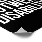 Mogelijkheden buiten het gewicht Gevoeligheidsbewu Poster (Hoek)