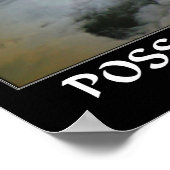 Mogelijkheden Citaat Bald Eagle Full Moon Poster (Hoek)