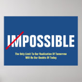 Mogelijkheden Inspirerend positief denken Poster (Voorkant)