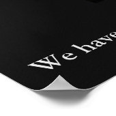 Mogelijkheden Quote Motivatie Inspirerend kunst Poster (Hoek)