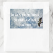 Mogelijkheden Rechthoekige Sticker (Tas)