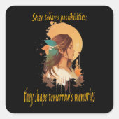 Mogelijkheden Vierkante Sticker (Voorkant)