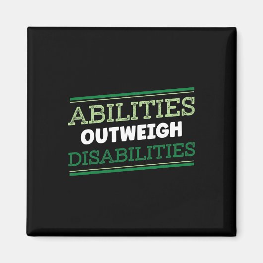 Mogelijkheden wegen zwaarder dan handicaps magneet (Voorkant)