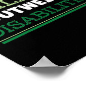 Mogelijkheden wegen zwaarder dan handicaps poster (Hoek)