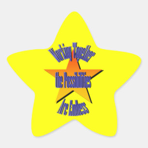 Mogelijkheden zijn eindeloze Sticker