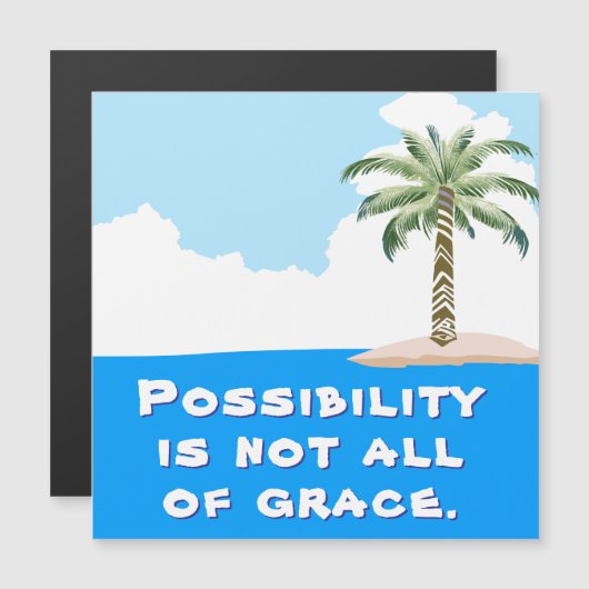 Mogelijkheid en Grace Magnetische Kaart (Voorkant / Achterkant)