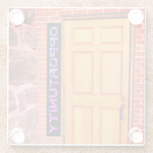 Mogelijkheid Glazen Onderzetter (Achterkant)