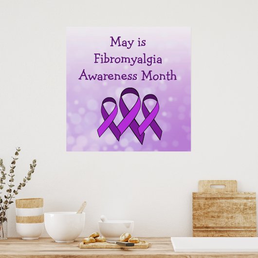 Mogelijkheid is Fibromyalgie Bewustheid Maand Post Poster (Keuken)