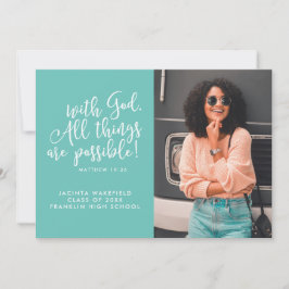 Mogelijkheid met het Afstuderen van de Foto van de Aankondiging