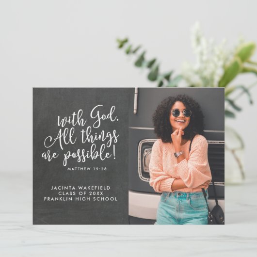 Mogelijkheid met het Afstuderen van de Foto van de Aankondiging (Staand voorkant)