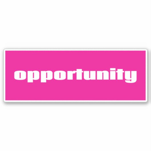 Mogelijkheid Sticker (Voorkant)