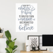 Mogelijkheid tot genezing, Chiropractie Poster, Ch Poster (Thuiskantoor)