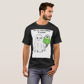 Mogen al uw pompoenen gloeiende zwarte kleding zij t-shirt (Voorkant volledig)