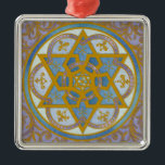 Mogen David Chanukah Ornament<br><div class="desc">Rijke draken doen denken aan middeleeuwse verlichting en aan deze elegante Chanoekamer</div>