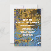 Mogen David Circular Star Bar Mitzvah Party Kaart (Voorkant)