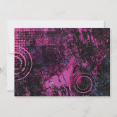 Mogen David Circular Star Bat Mitzvah Kaart (Achterkant)