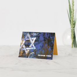 Mogen David Circular Star Folded Harde kaart