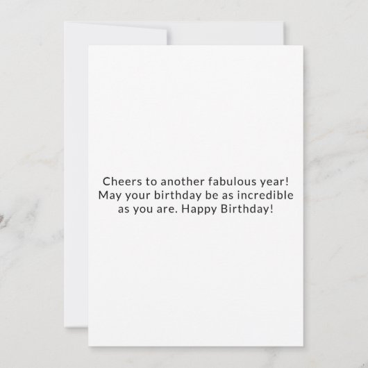 Mogen de kaarsen op je taart helder schijnen kaart (Achterkant)