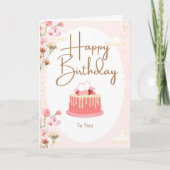 Mogen de kaarsjes op je taart fel branden kaart (Voorkant)