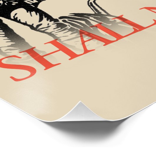 mogen niet worden geschonden poster (Hoek)