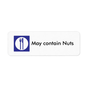 Mogen Nuts-label bevatten Etiket