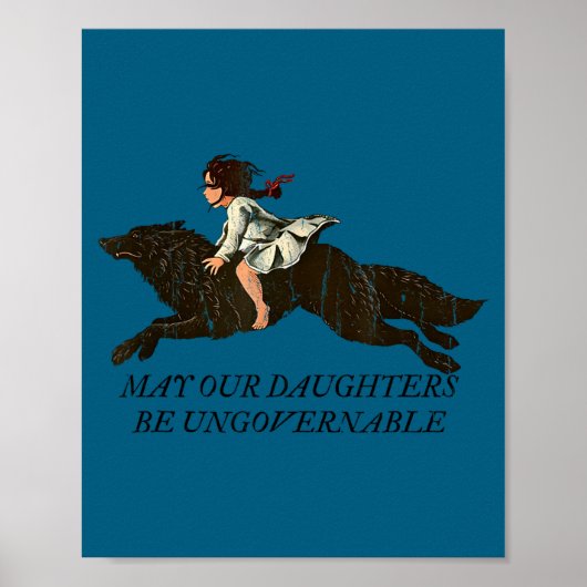 Mogen onze dochters onhandelbaar zijn poster (Voorkant)