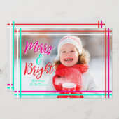 Mogen uw dagen pllaid grens kerst Kaart (Voorkant / Achterkant)