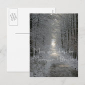 Mogen uw dagen Vrolijk en Helder Vakantie zijn Feestdagenkaart (Voorkant / Achterkant)