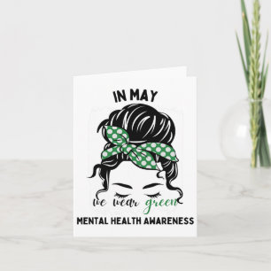 Mogen we Groen Messy Bun Mental Health Awarenes Dr Kaart