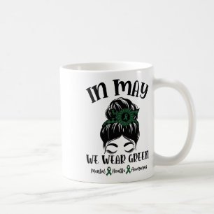 Mogen we het Groene Geestelijke Gezondheidsbewustz Koffiemok
