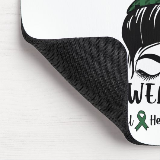 Mogen we het Groene Geestelijke Gezondheidsbewustz Muismat (Hoek)