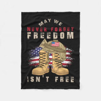 Mogen we nooit vergeten dat de vrijheid de vlag va fleece deken