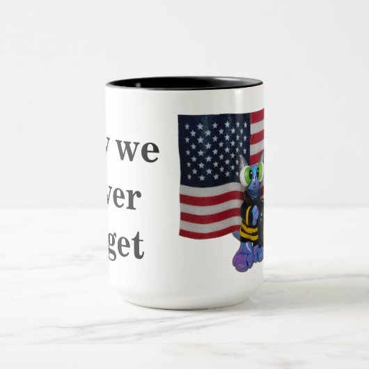 Mogen we nooit vergeten mok (Midden)