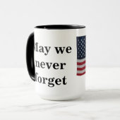 Mogen we nooit vergeten mok (Voorkant links)