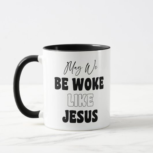 Mogen wij wakker zijn zoals Jezus Mok (Links)